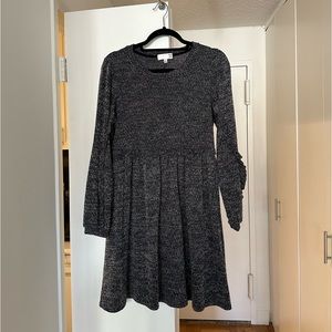 Rode Babydoll Sweater Dress